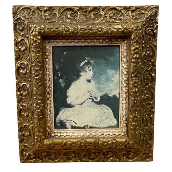 Age of Innocence No. 9550 Home Interiors and Gifts Inc Framed Art Good Condition - Picture 1 of 9